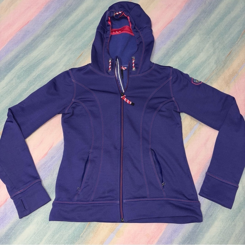 Kuhl fleece lined hoodie purple jacket women’s size M